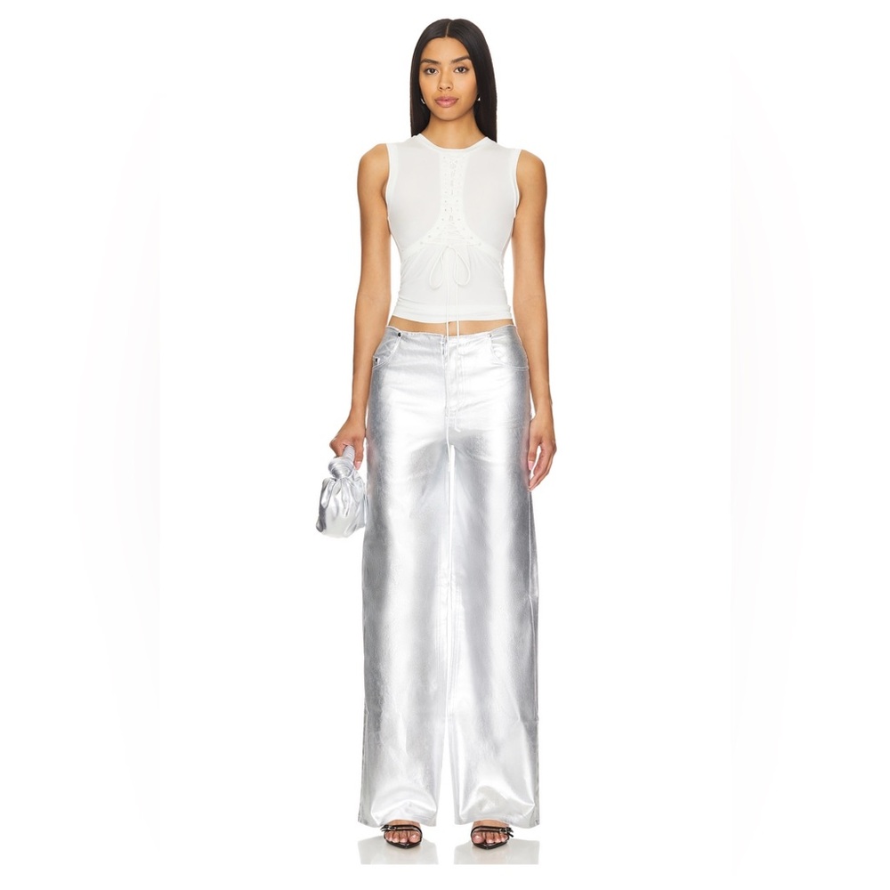 Lovers and Friends Naomi Pant in Silver